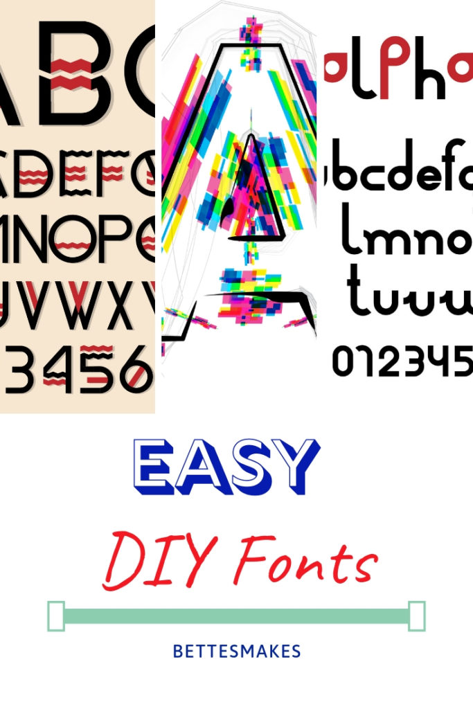 DIY Fonts | Bettes Makes