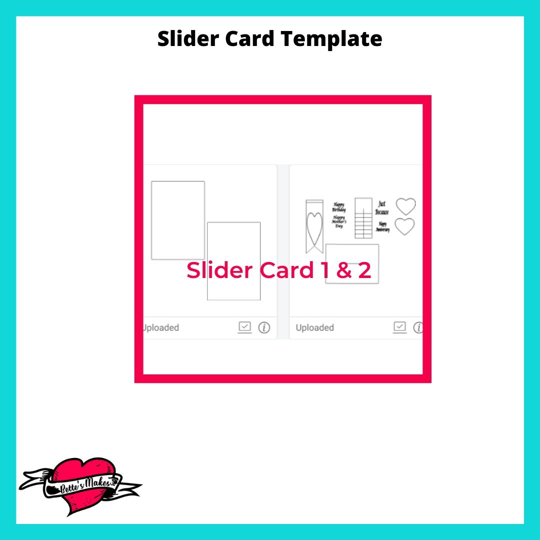 Pull Tab Slider Card Free Tutorial and Template Bettes Makes