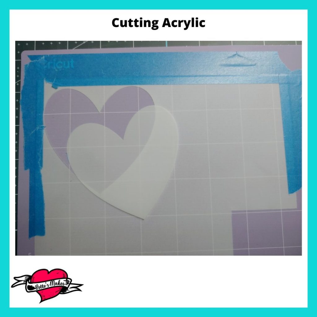 How To Cut Acrylic Using Your Cricut - Cotton & Cloud